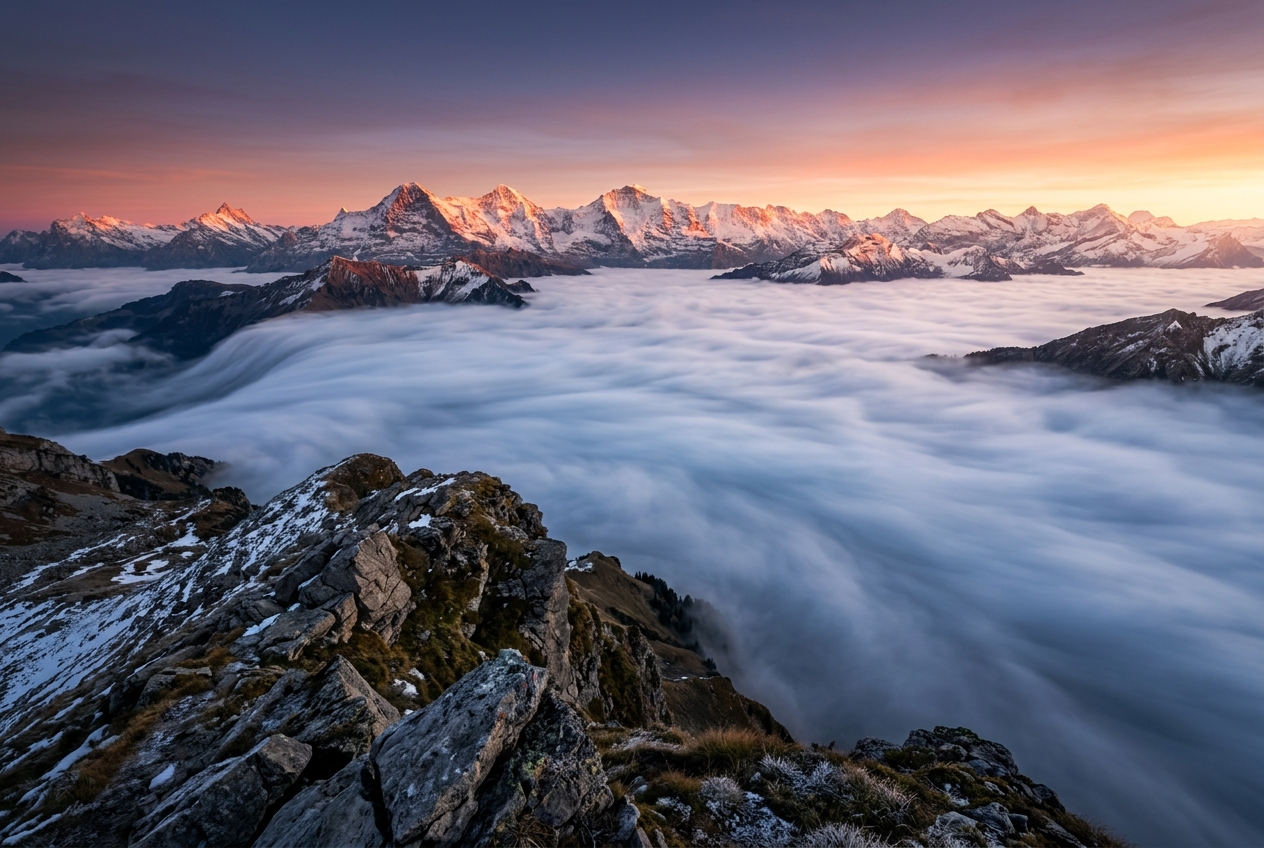 Cloud Inversion - photography example