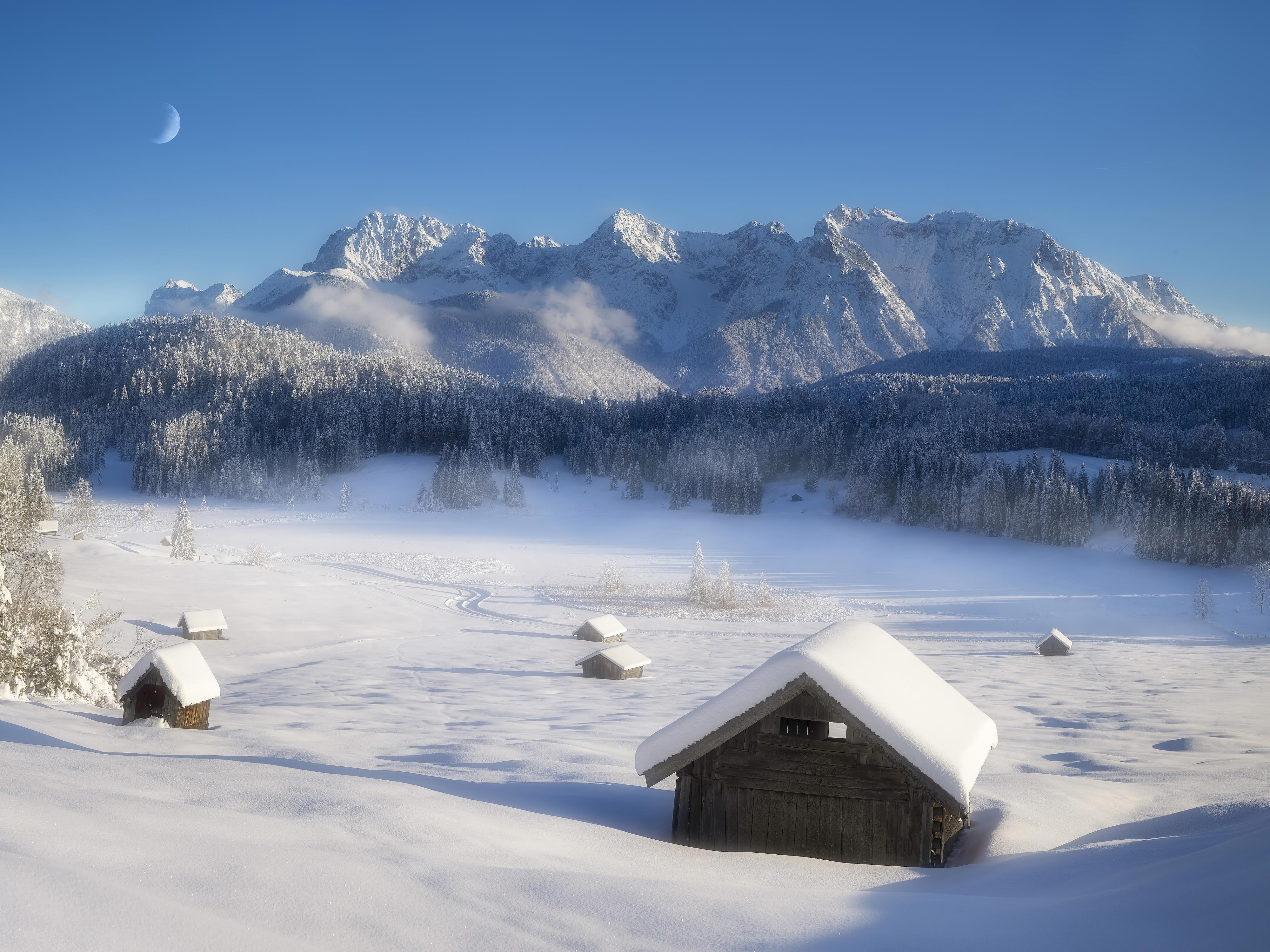 Fresh Snow & Clear Sky