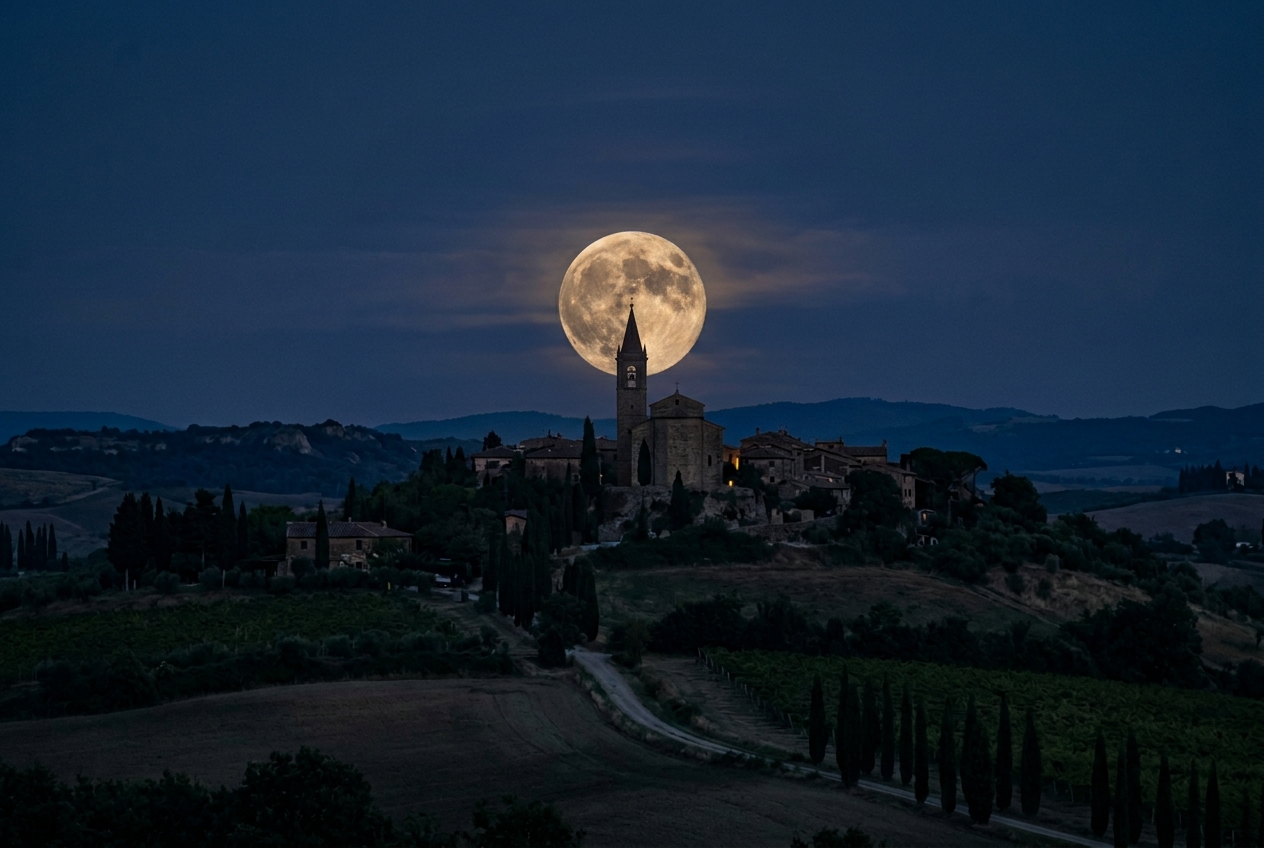 Full Moon Silhouette